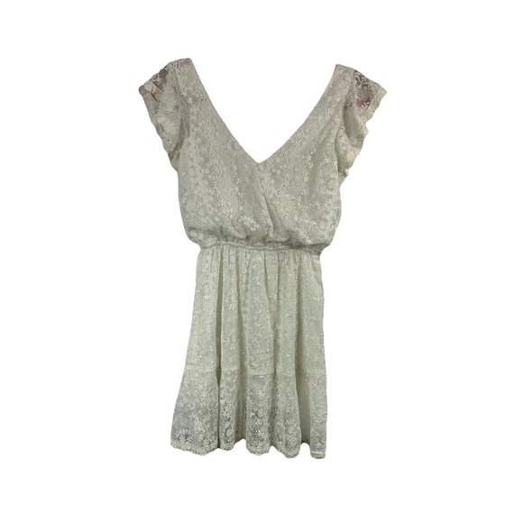 Cupcakes and Cashmere Tops - Cupcakes And Cashmere Women's Y2K Lace Top Size XS Open Back Fairy Babydoll Boho